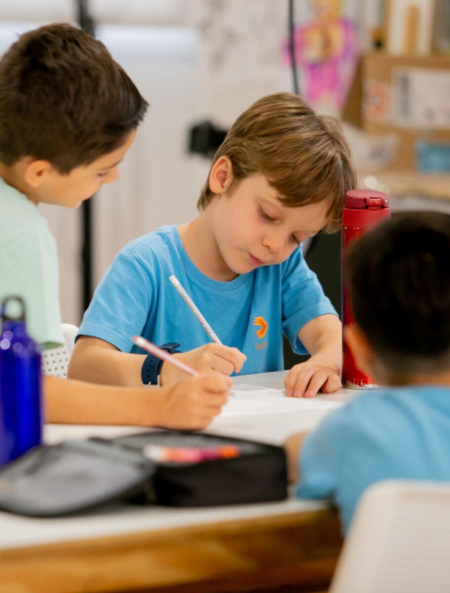 Math class at Escola Eleva Brasília's Kindergarten in Asa Sul