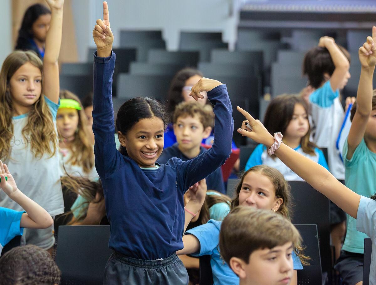 Elementary School class at Escola Eleva Brasília in Asa Sul